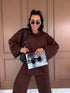 large size set "MANHATTAN" - CHOCO
